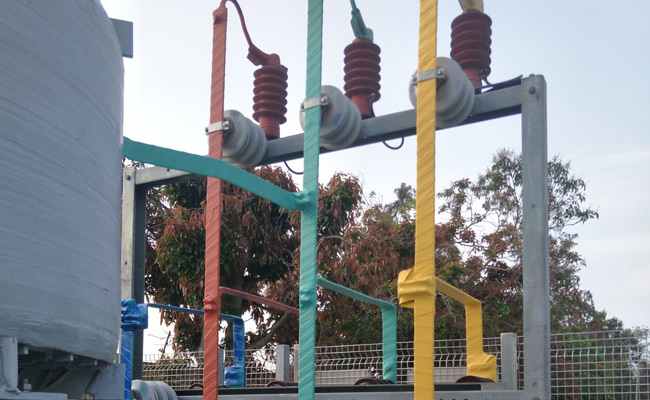 Busbar Insulation Project For Whole Substation By Silicone Rubber Self-Fusing Insulation Tape